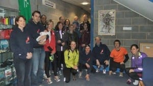 WRC members gather to celebrate unveiling of artwork to the leisure centre